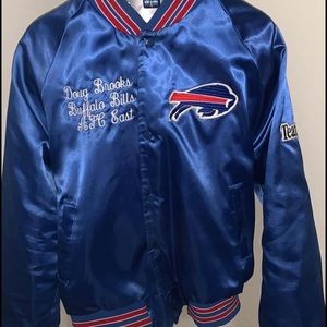 VINTAGE Buffalo Bills satin bomber (Chalkline)